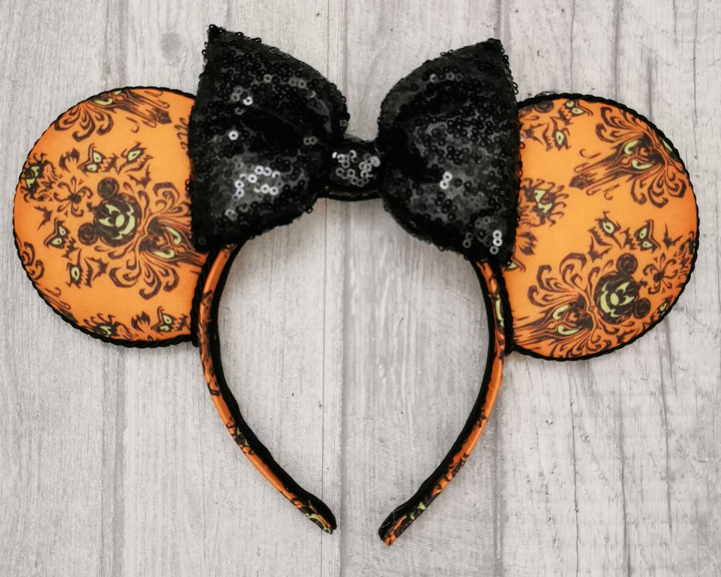 Mansion Mickey Minnie Mouse Ears Haunted Mansion Halloween Phantom Manor Pumpkin Mickey