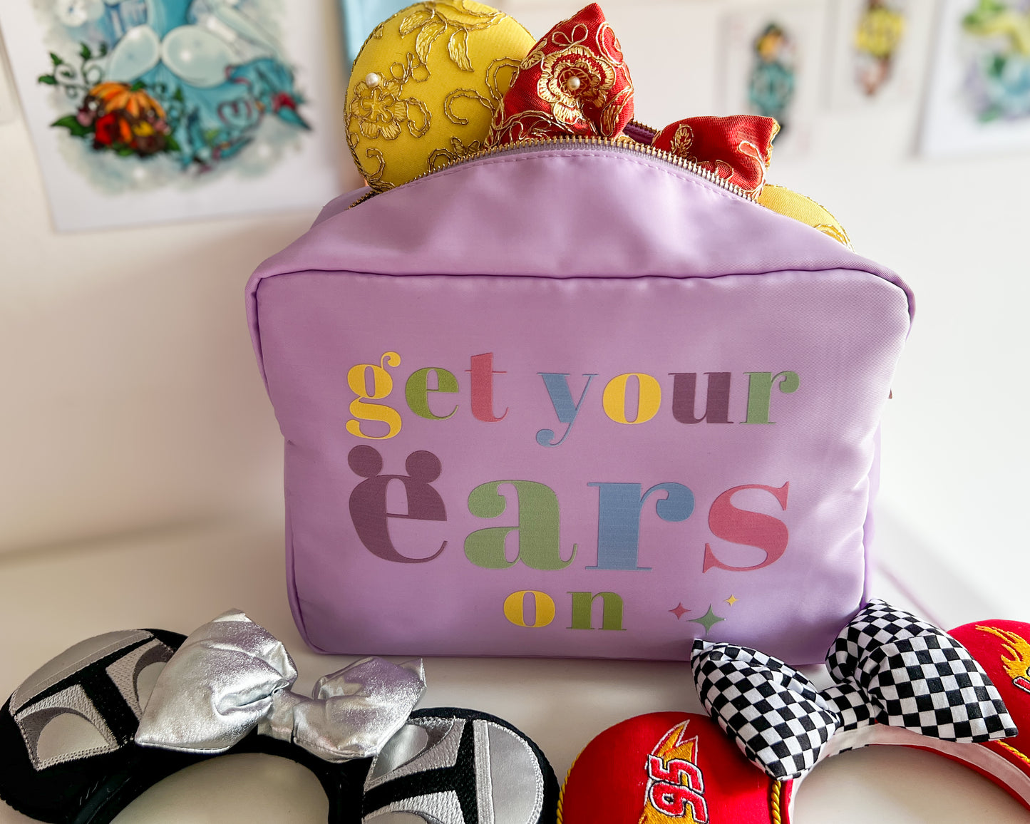 Ear Travel Bag - Purple