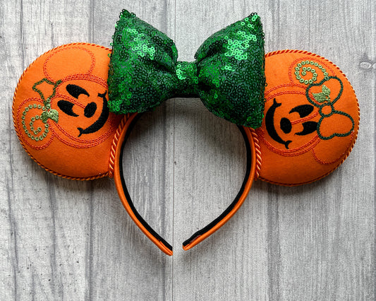 Pumpkin Mice Mouse Ears