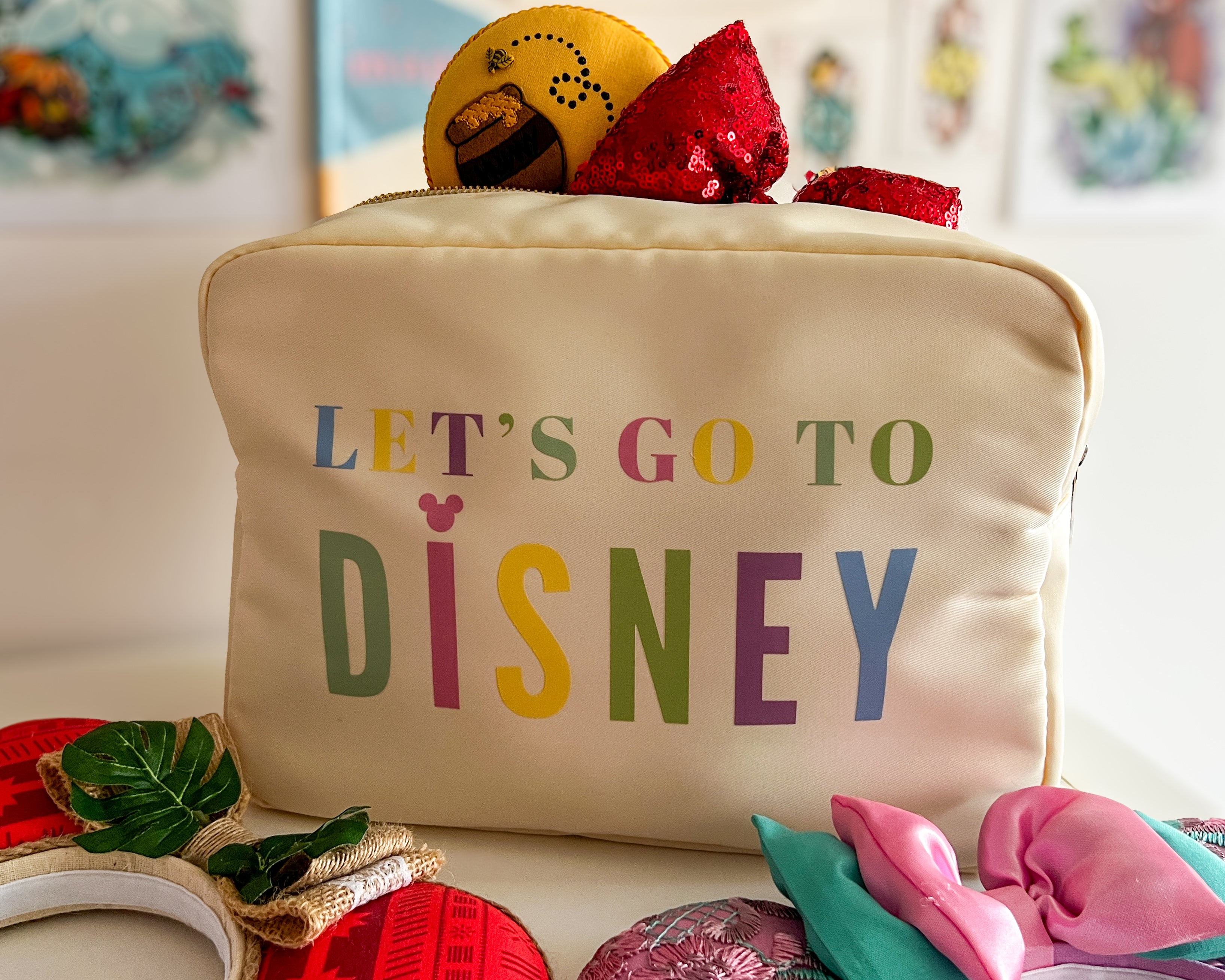 Ear Travel Bag - Beige