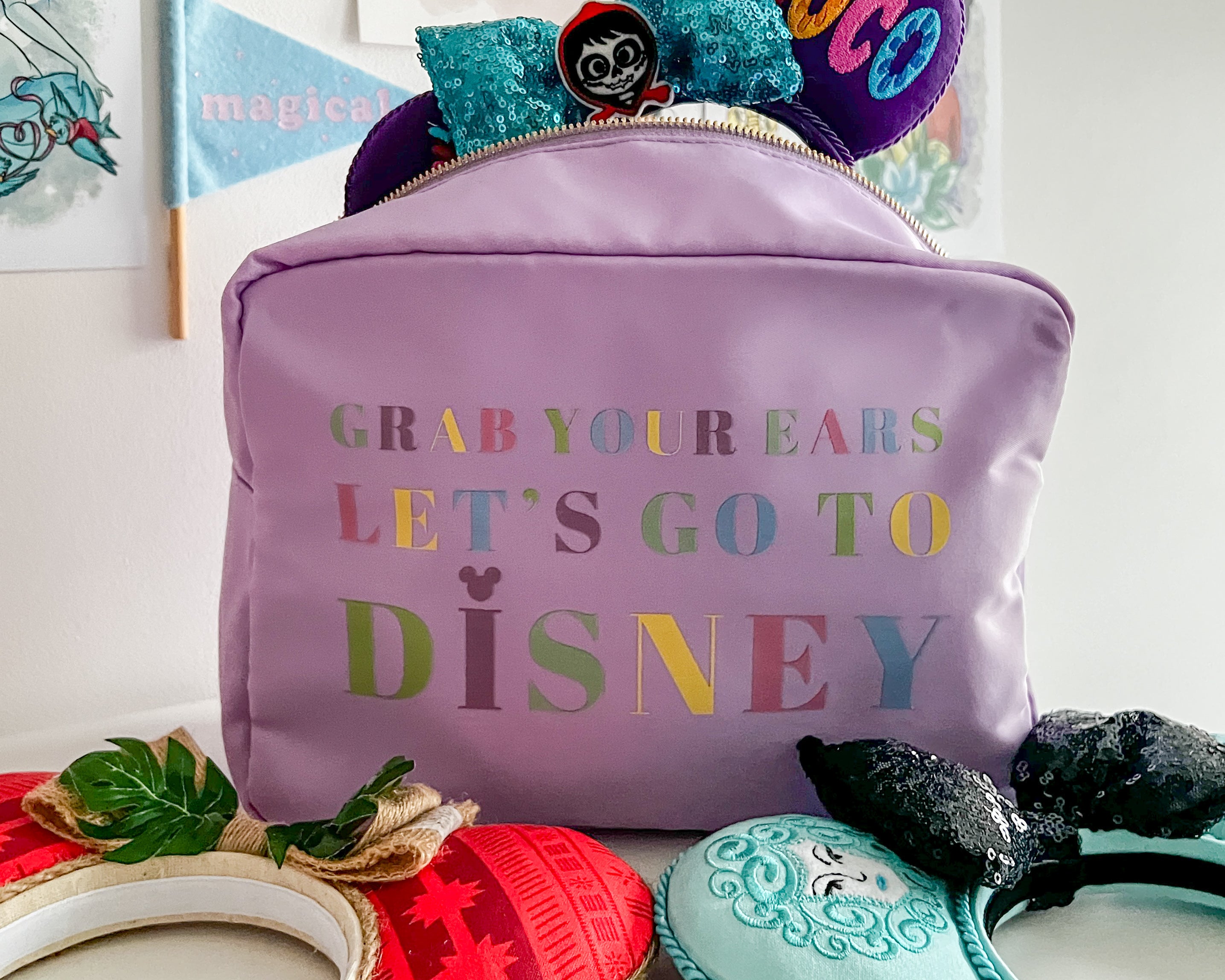 Ear Travel Bag - Purple