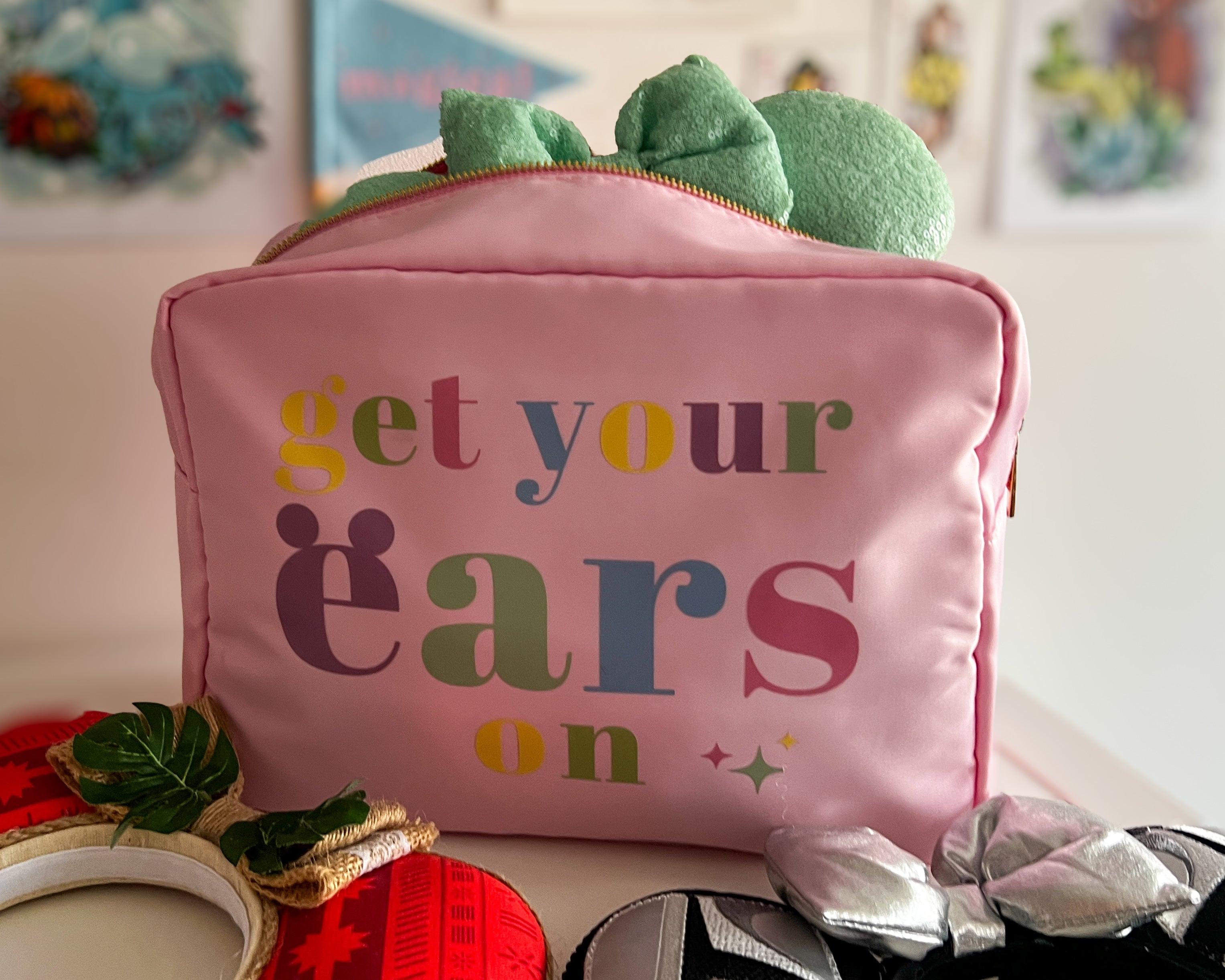 Ear Travel Bag - Pink