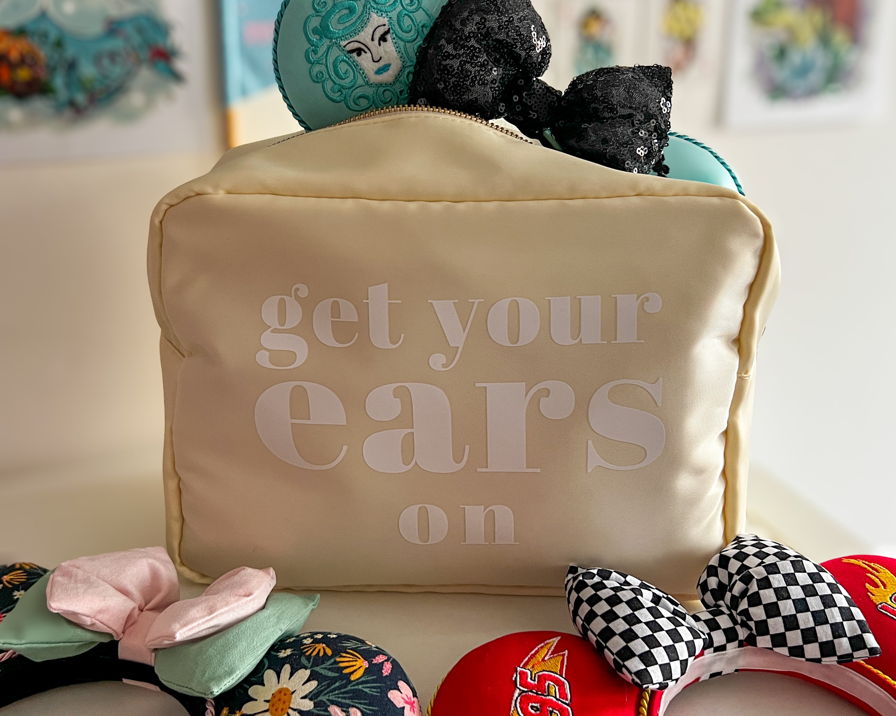 Ear Travel Bag - Beige