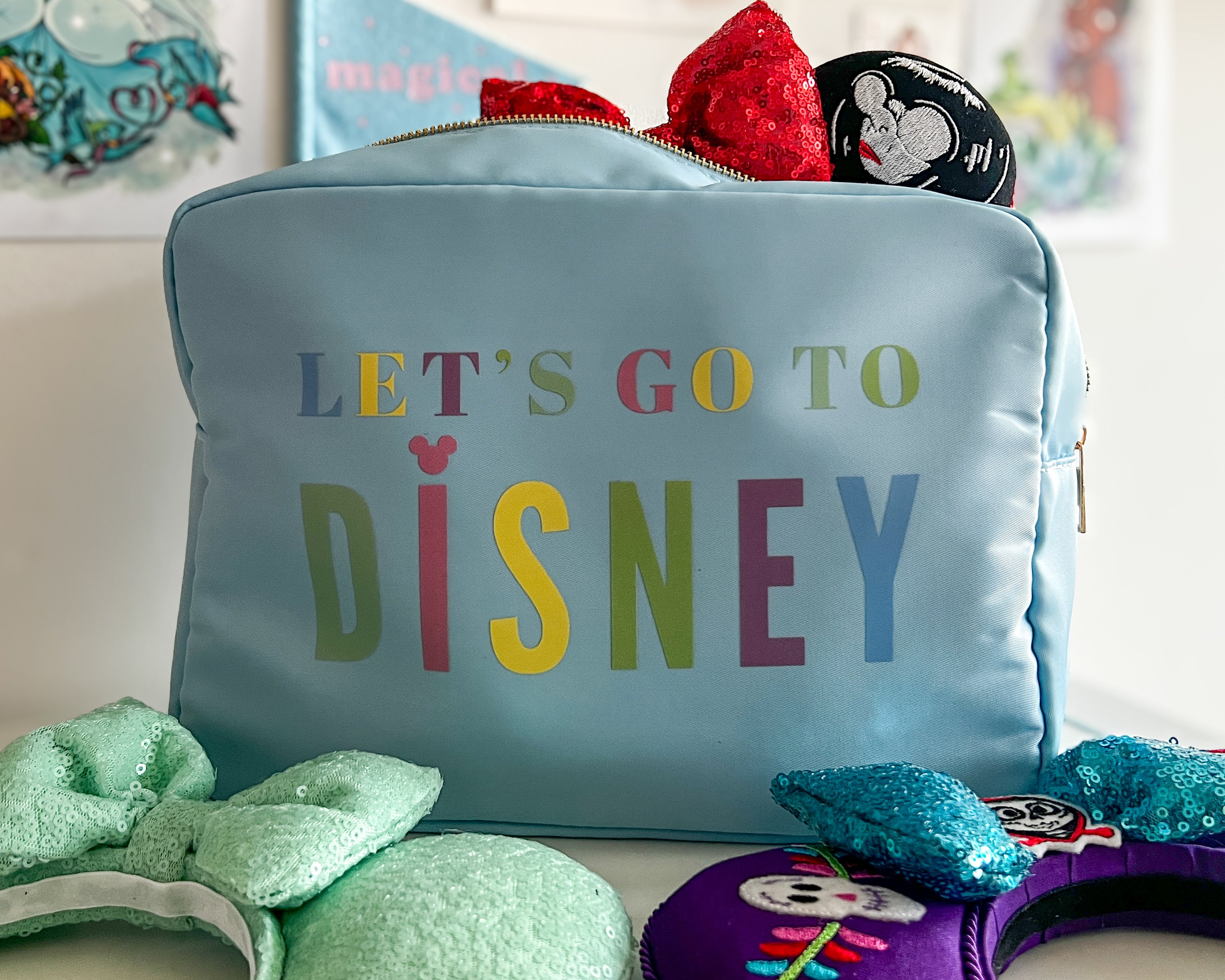 Ear Travel Bag - Blue