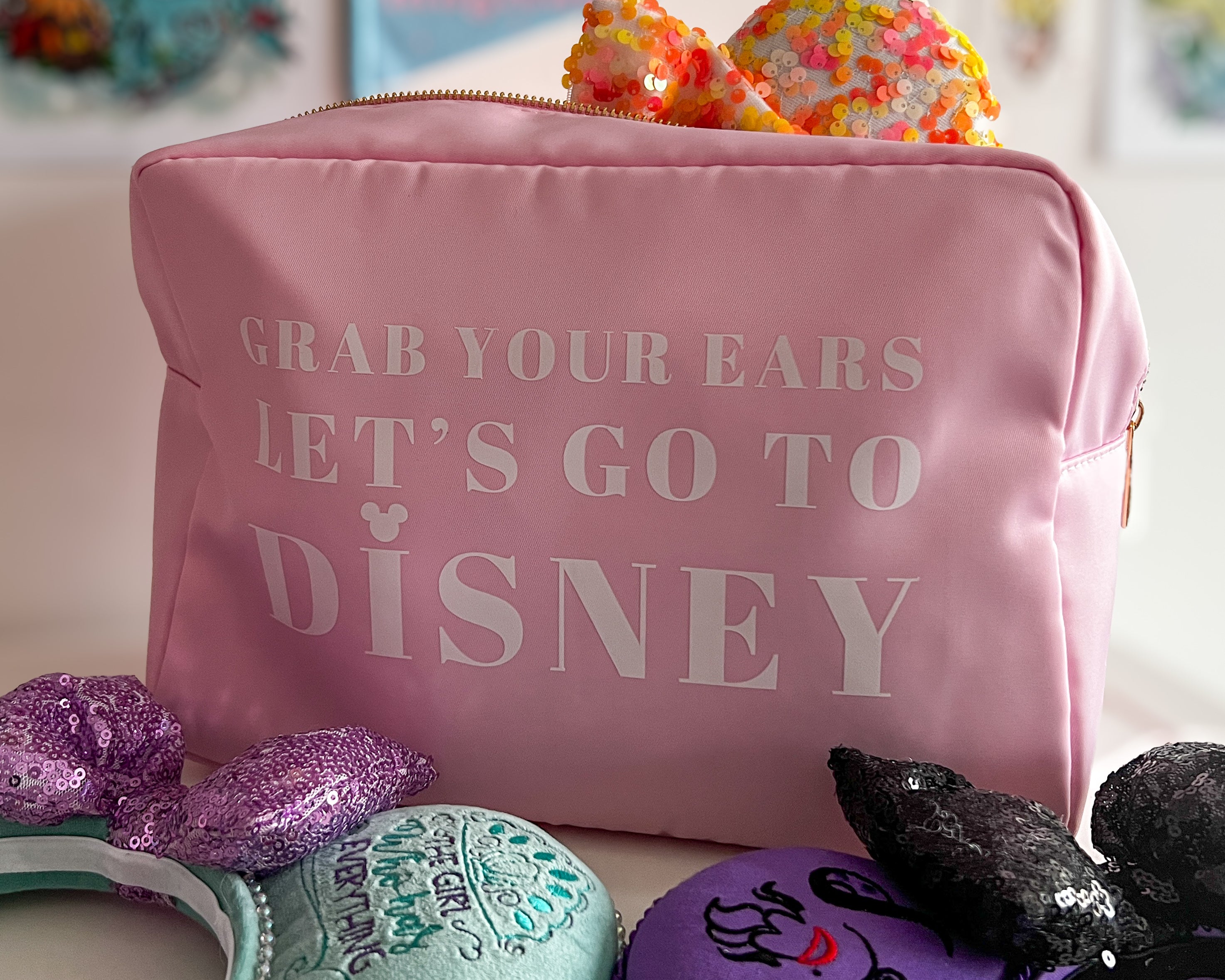 Ear Travel Bag - Pink