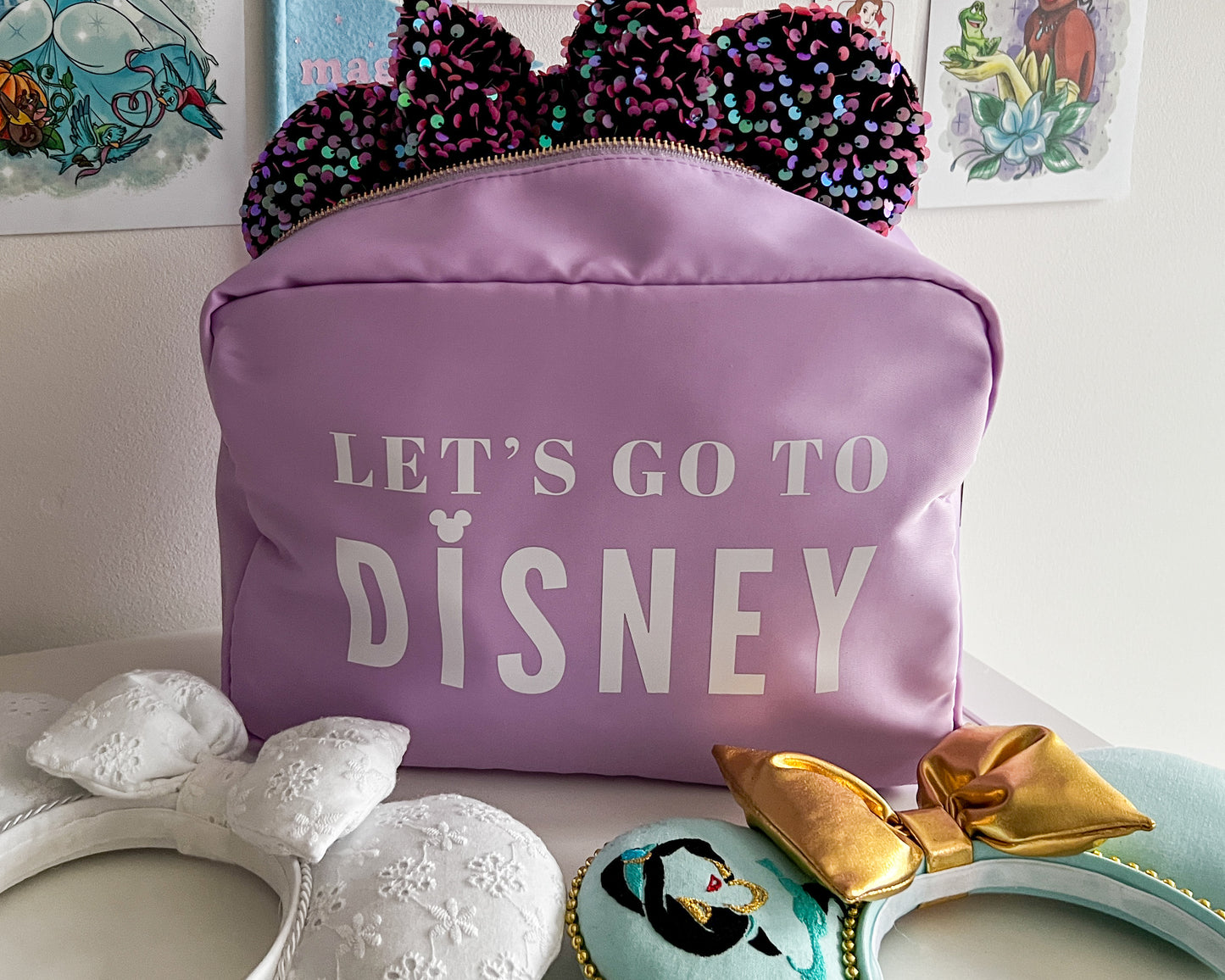 Ear Travel Bag - Purple
