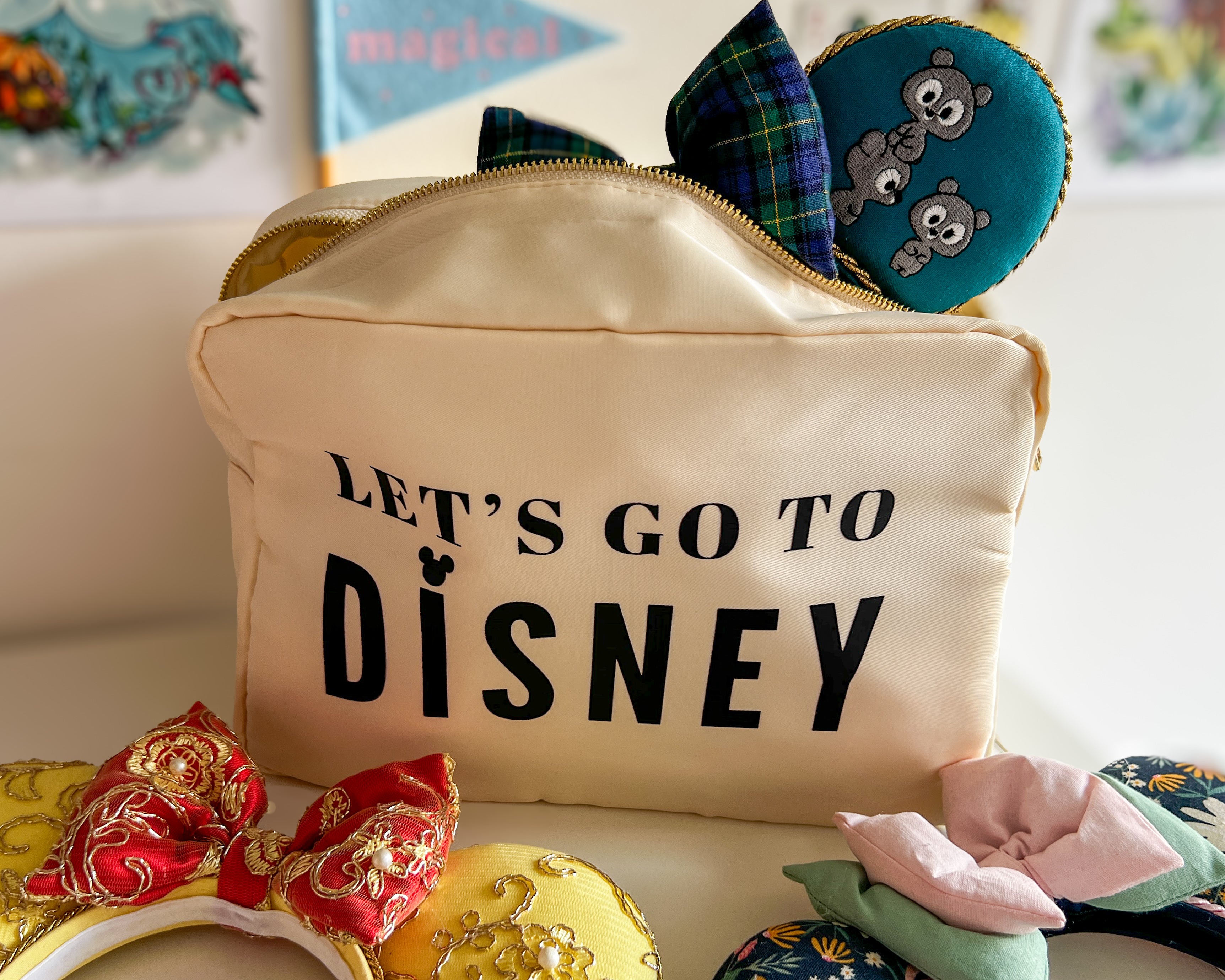 Ear Travel Bag - Beige