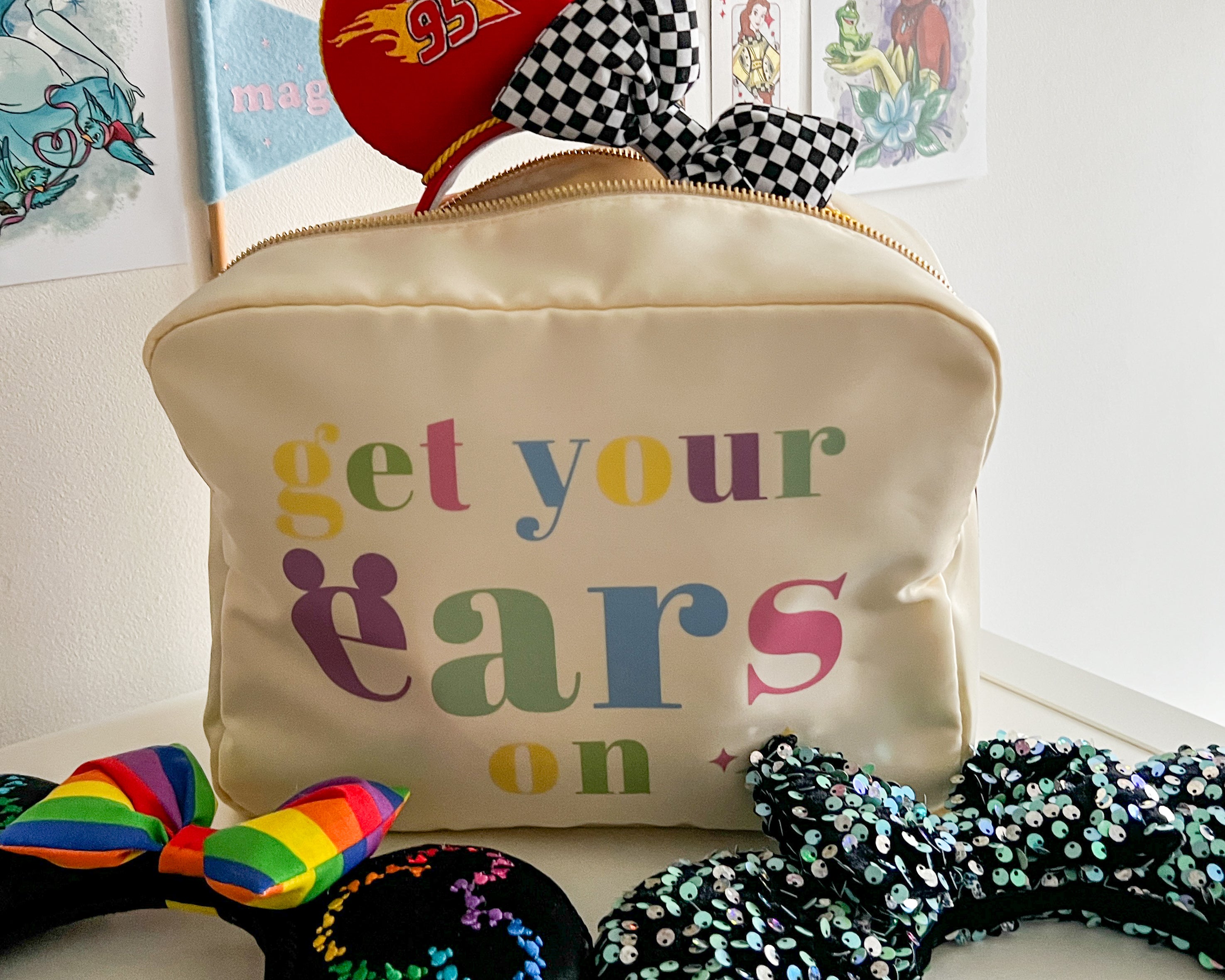 Ear Travel Bag - Beige