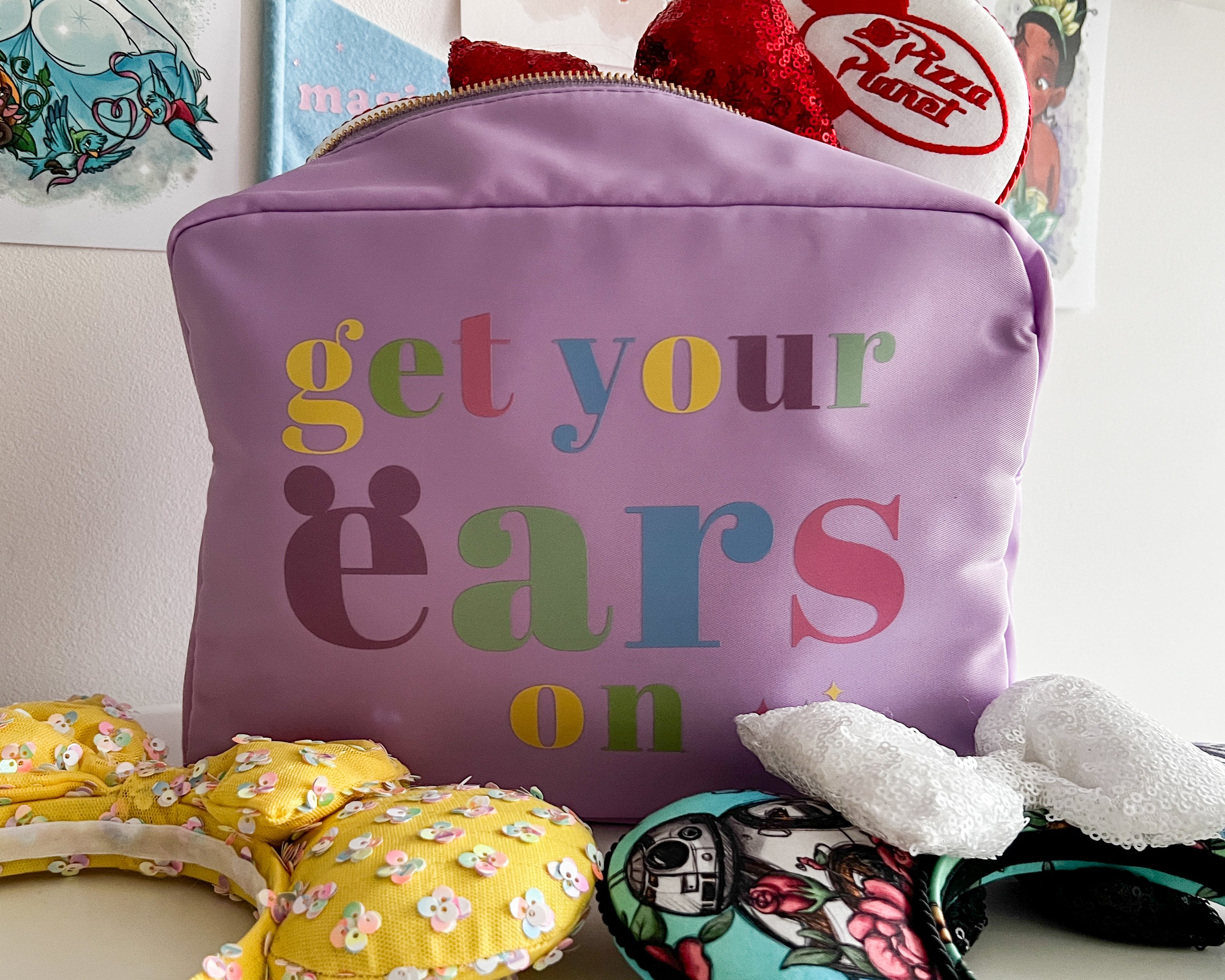 Ear Travel Bag - Purple