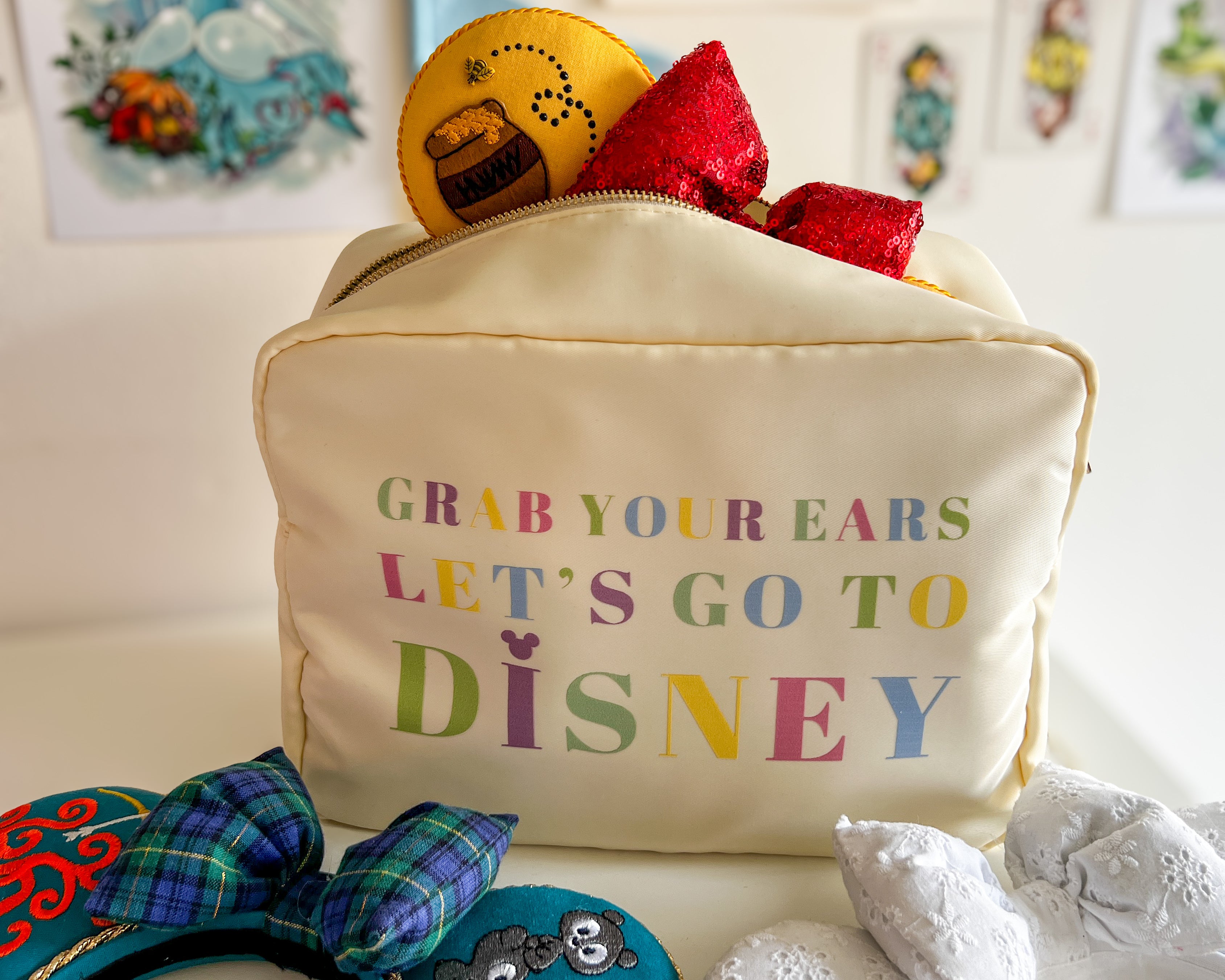 Ear Travel Bag - Beige