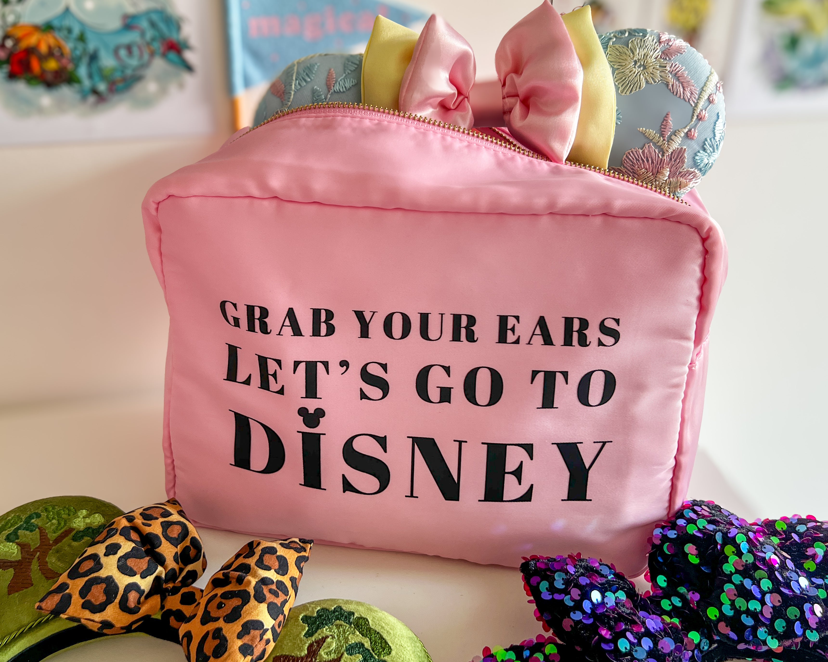 Ear Travel Bag - Pink
