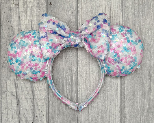 Cotton Candy Clouds Confetti Mouse Ears