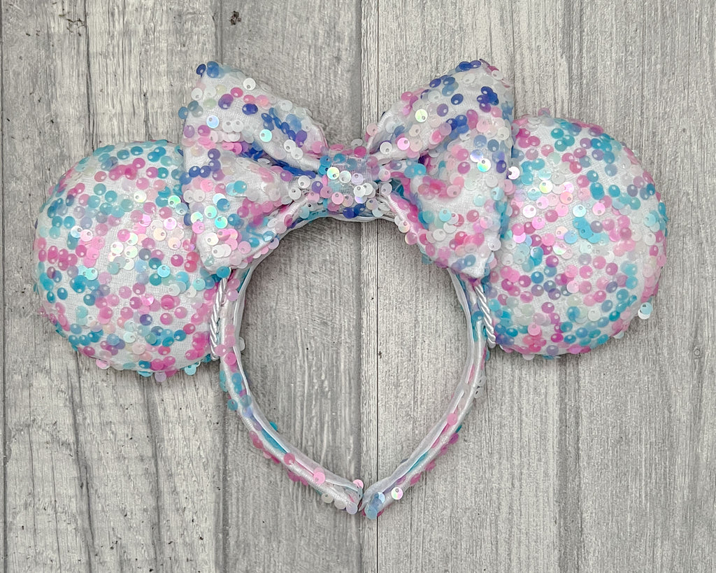 Cotton Candy Clouds Confetti Mouse Ears