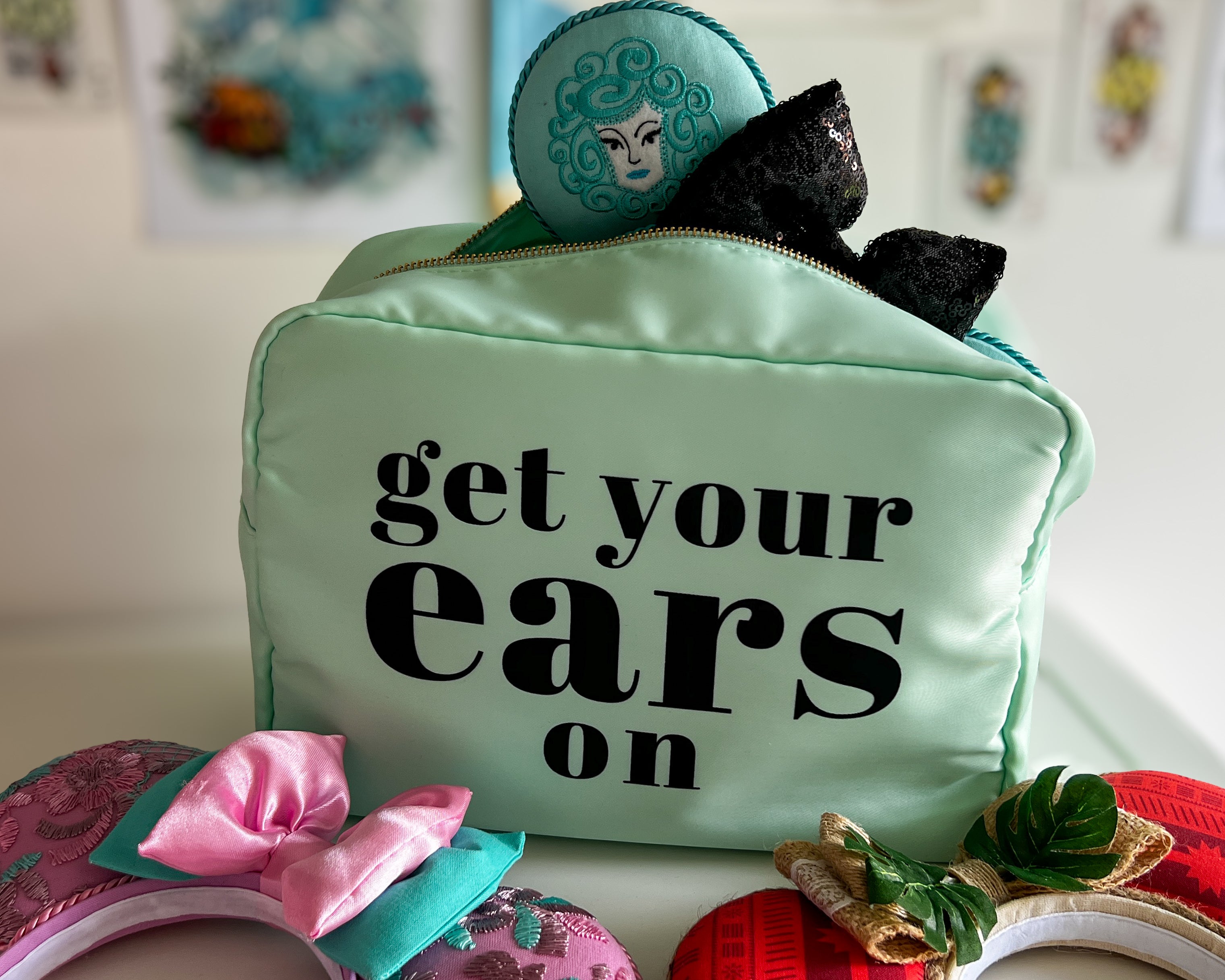 Ear Travel Bag - Green