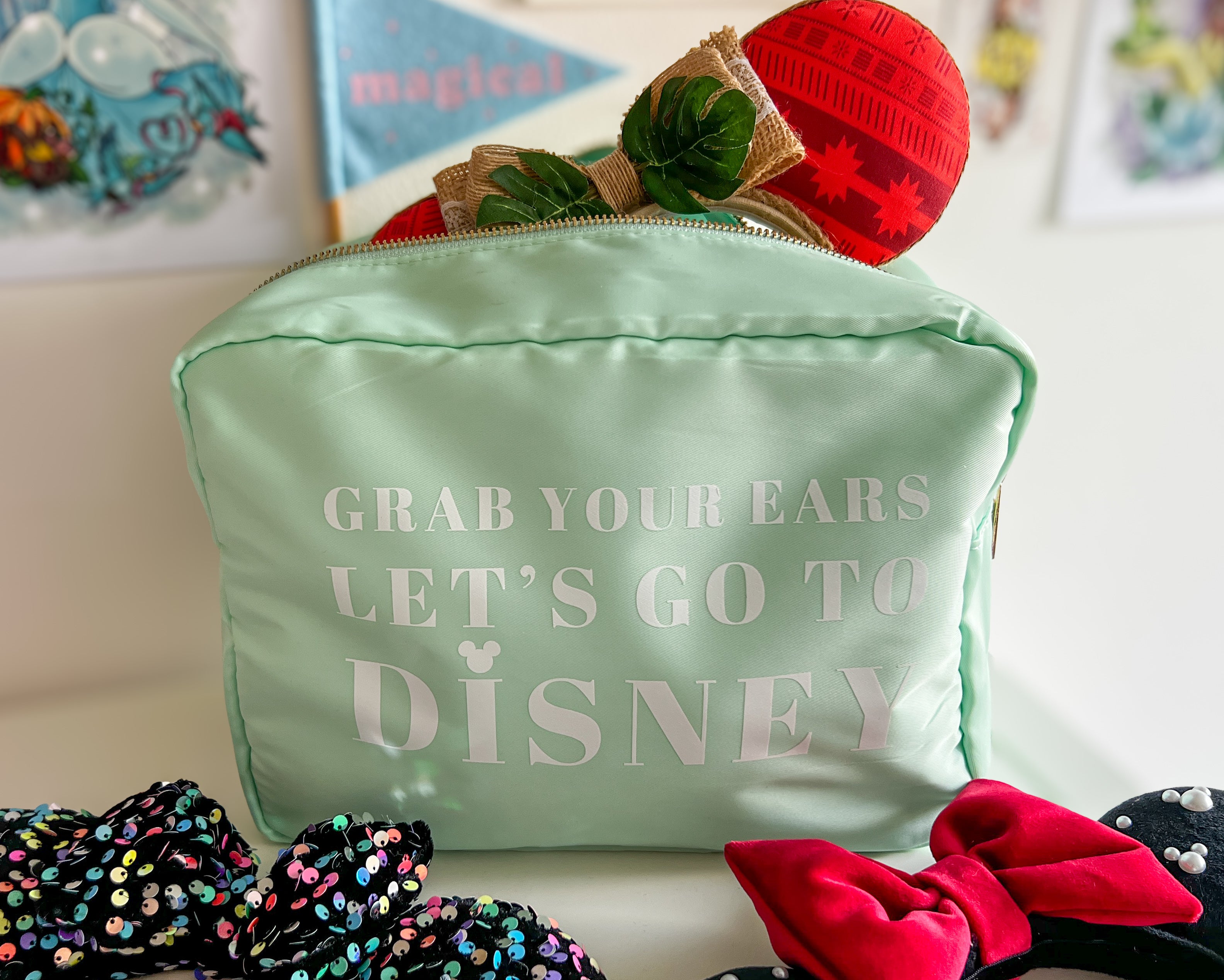 Ear Travel Bag - Green