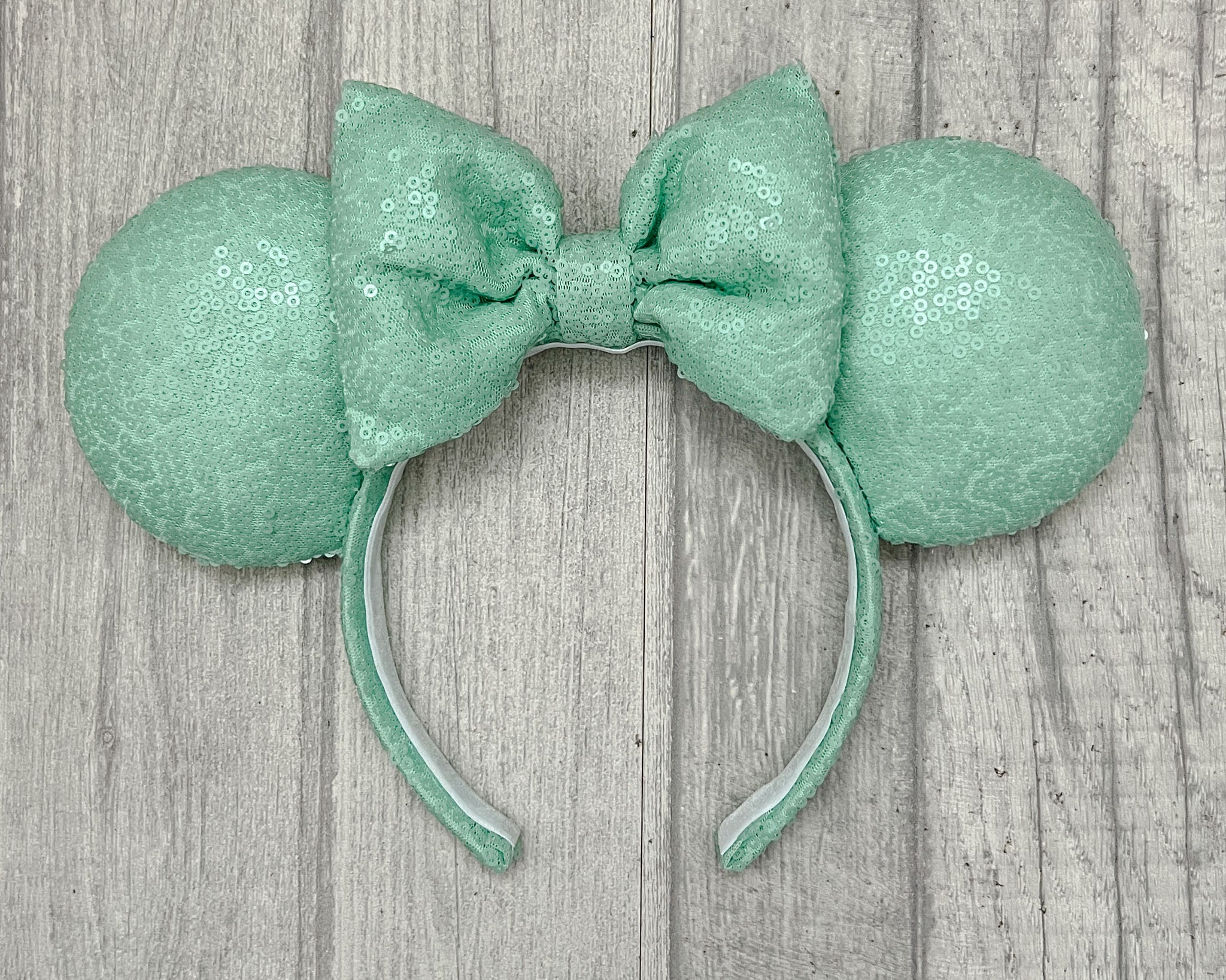 Mint Julep Sequin Mouse Ears
