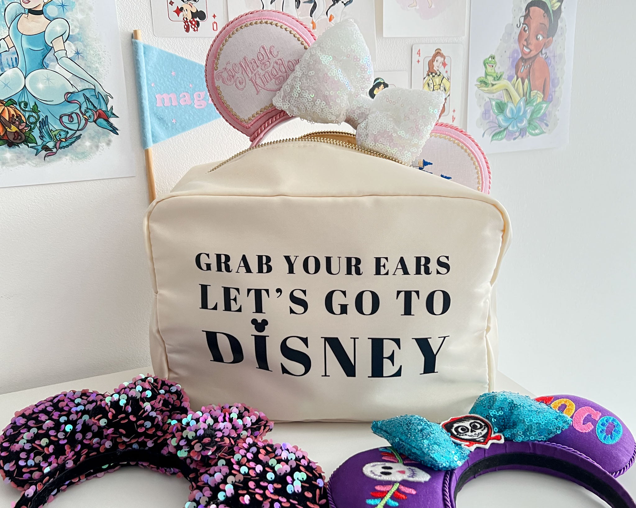 Ear Travel Bag - Beige