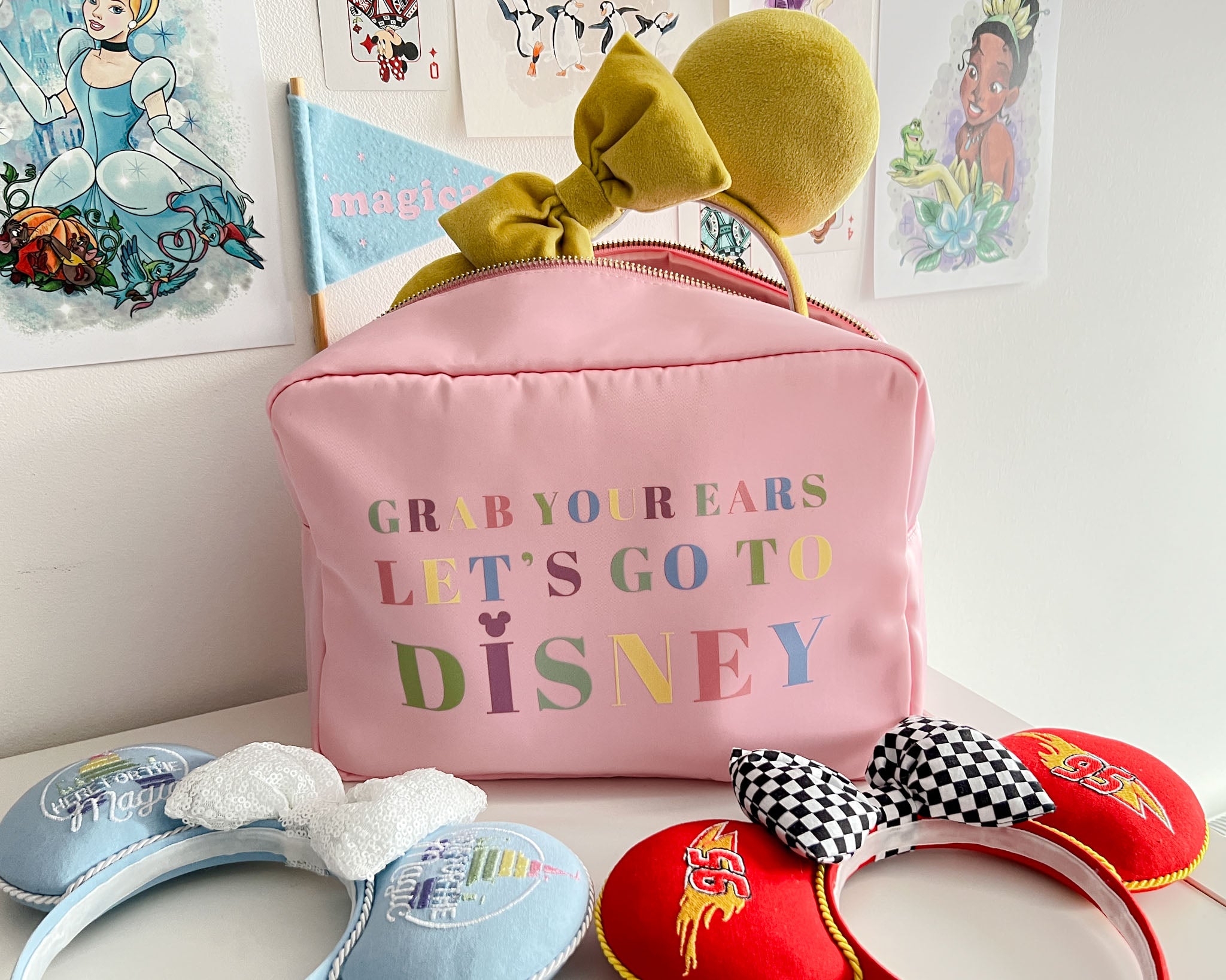 Ear Travel Bag - Pink