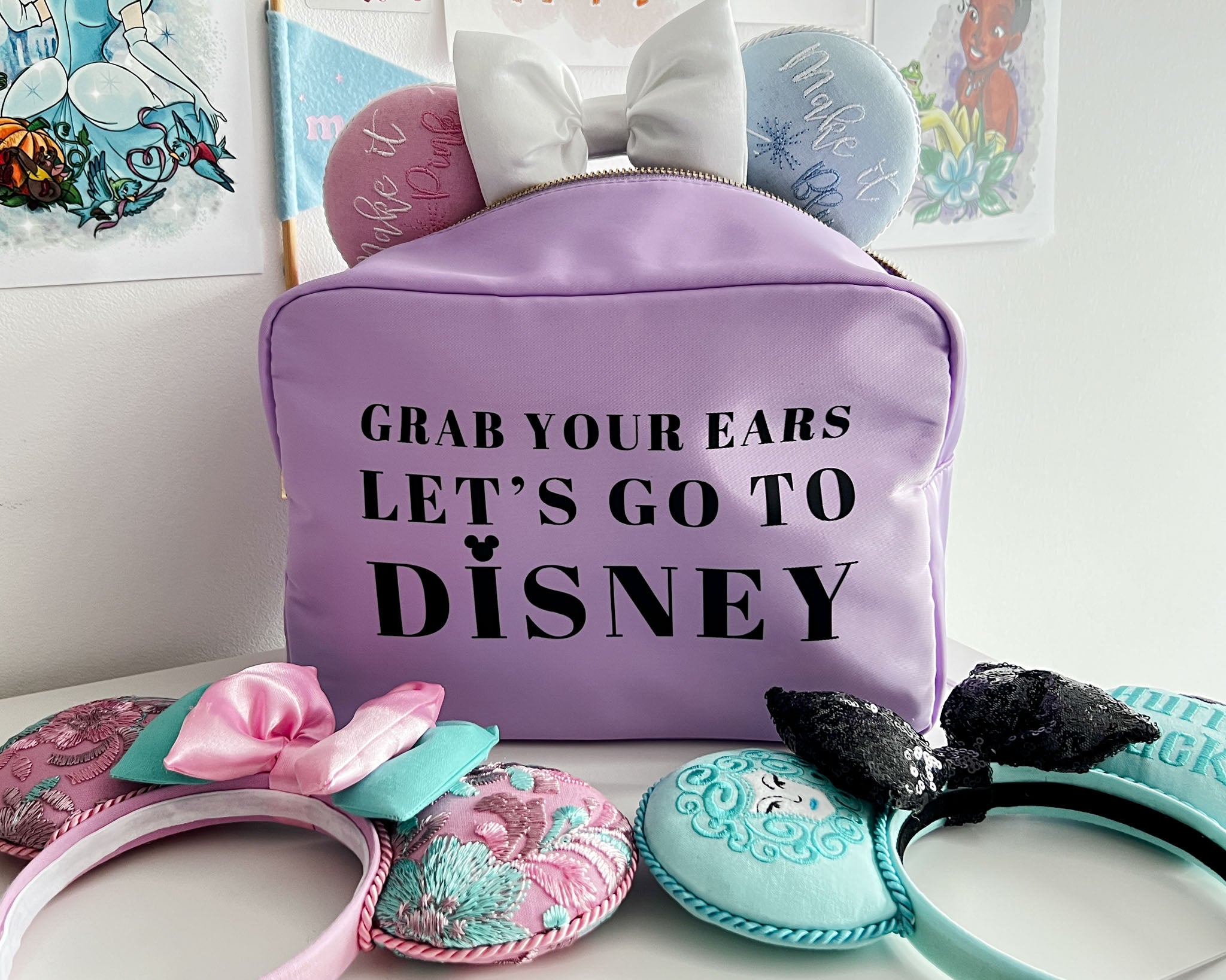 Ear Travel Bag - Purple