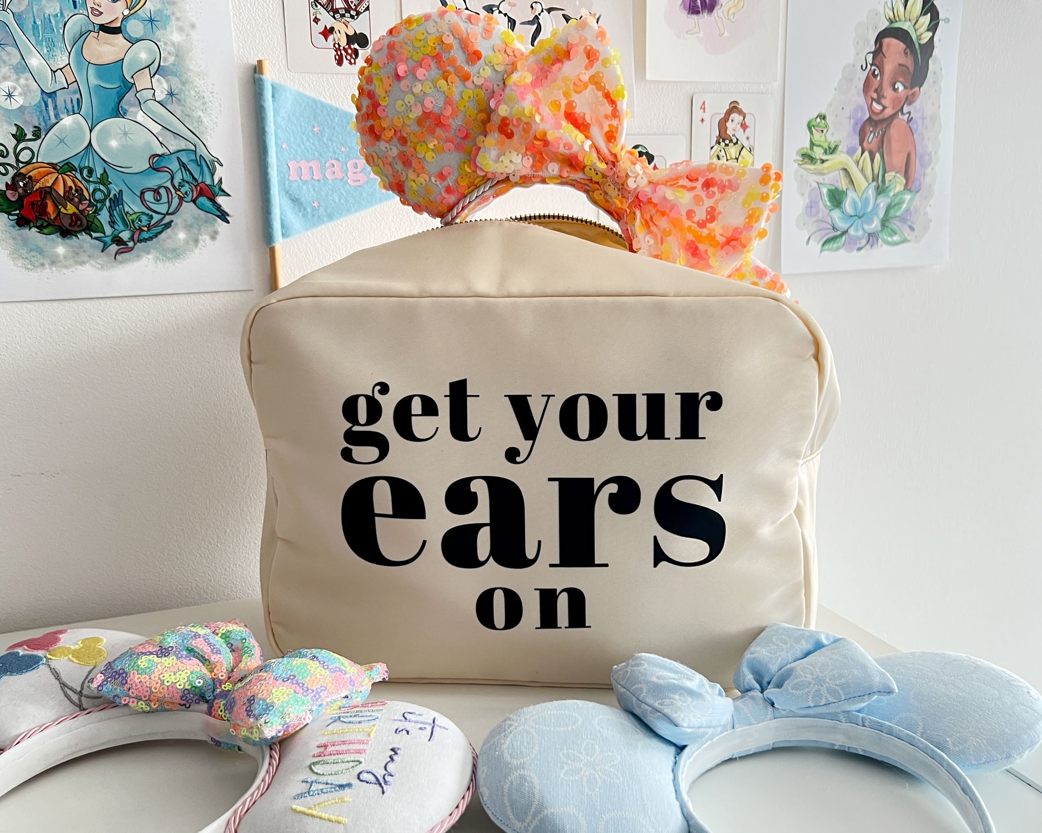 Ear Travel Bag - Beige