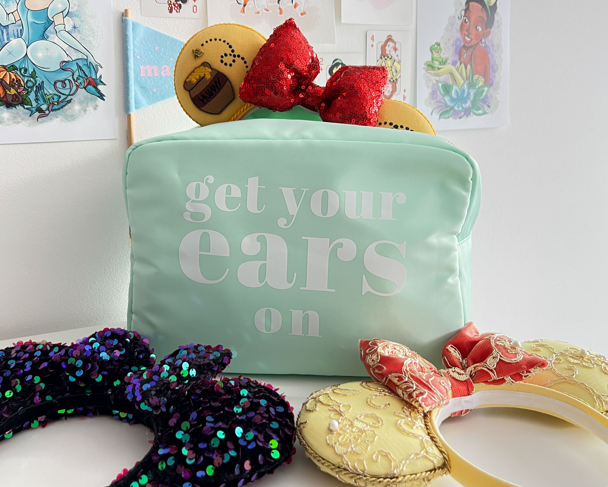 Ear Travel Bag - Green