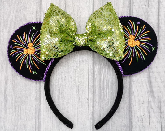 Halloween Fireworks Minnie Mouse Ears
