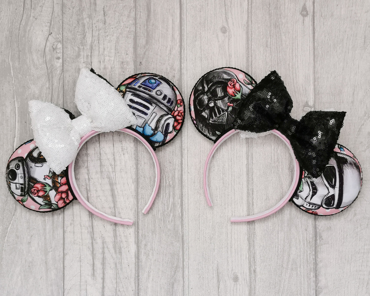 Star Wars Inspired Minnie Mouse Ears Pink