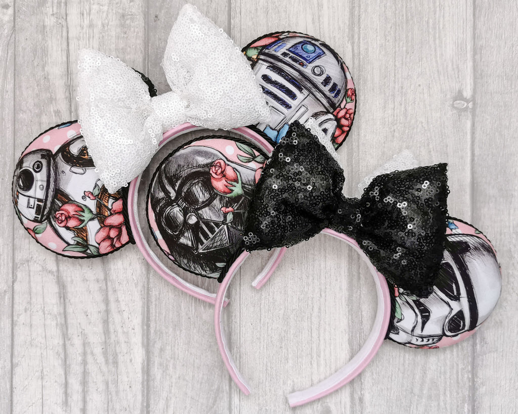 Star Wars Inspired Minnie Mouse Ears Pink