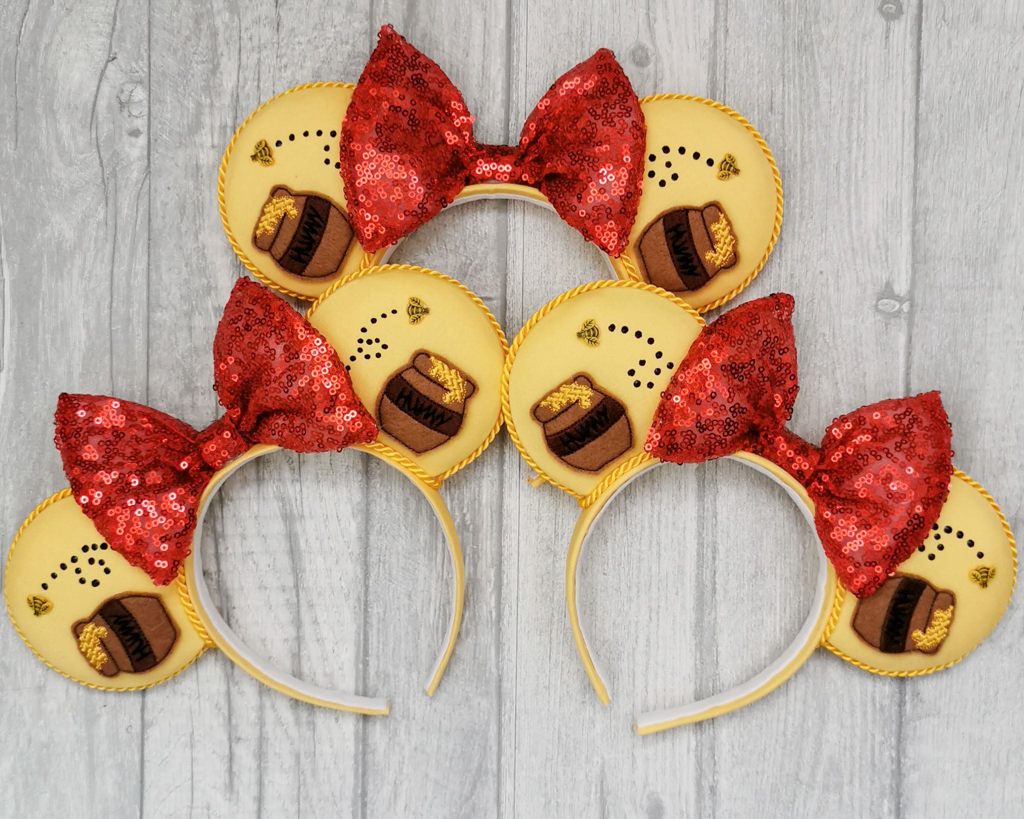 Honeypot Minnie Mouse Ears Honey Pot Winnie the Pooh Bear