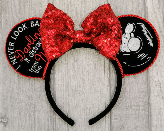 Edna Mode Inspired Minnie Mouse Ears Incredibles 