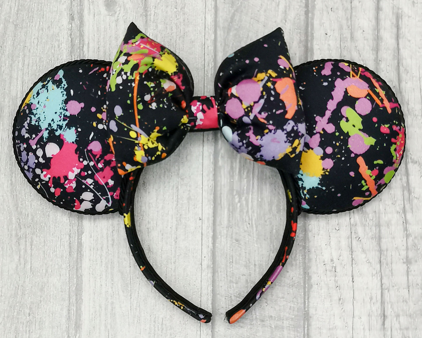 Festival of the Arts Inspired Minnie Mouse Ears Paint Splash Epcot
