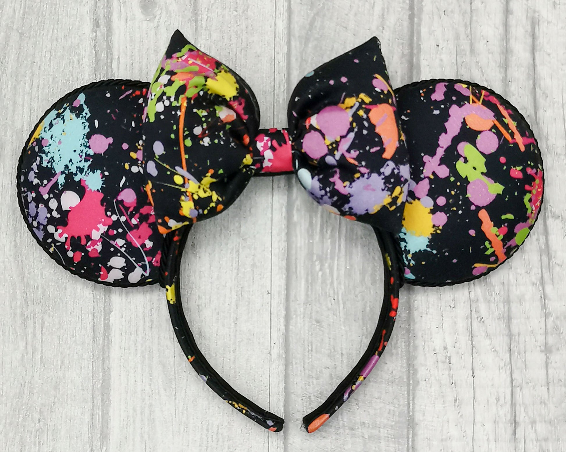 Festival of the Arts Inspired Minnie Mouse Ears Paint Splash Epcot