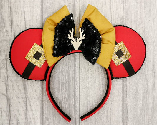 Strong Brute Gaston Inspired Minnie Mouse Ears Villain