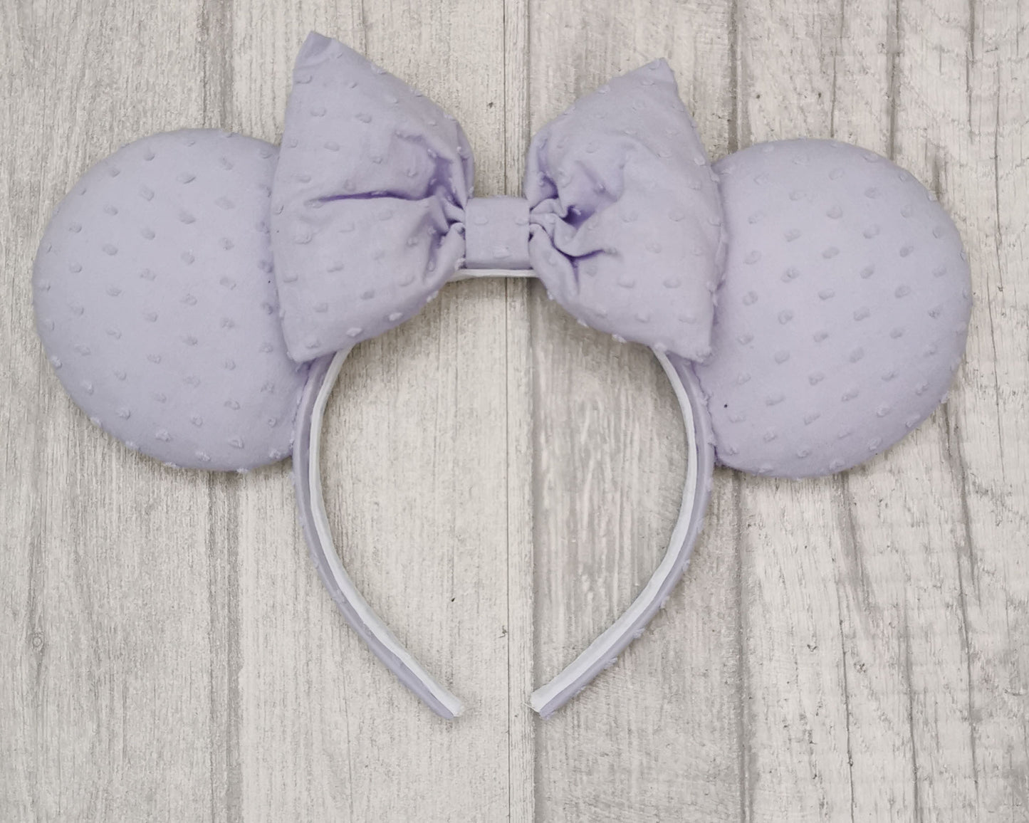 Lilac Swiss Minnie Mouse Ears