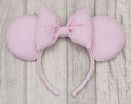 Pink Swiss Dot Minnie Mouse Ears